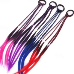 Kids Girls' Hair Accessories Sweet Daily Solid Colored Red Blue