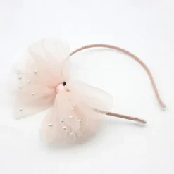 Kids Girls' Hair Accessories Sweet Daily Solid Colored Pink Dusty Rose