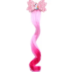 Kids Girls' Hair Accessories Active Sweet Outdoor Daily Animal Cartoon Bow Pink Blue