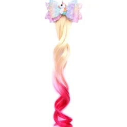 Kids Girls' Hair Accessories Active Sweet Outdoor Daily Animal Cartoon Bow Pink Blue