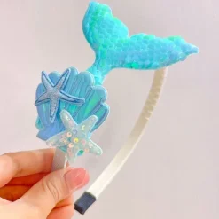 Kids Girls' Hair Accessories Active Sweet Party Birthday Mermaid White Pink