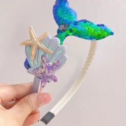 Kids Girls' Hair Accessories Active Sweet Party Birthday Mermaid White Pink