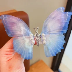 Kids Girls' Hair Accessories Active Sweet Party Birthday Butterfly Pink Blue