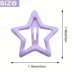 Kids Girls' Hair Accessories Star Cream 42 pieces