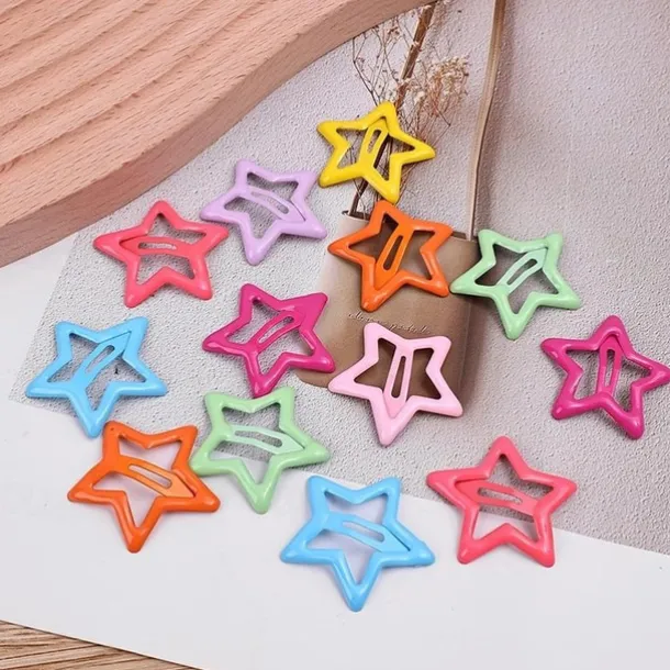 Kids Girls' Hair Accessories Star Cream 42 pieces
