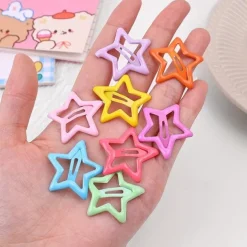 Kids Girls' Hair Accessories Star Cream 42 pieces