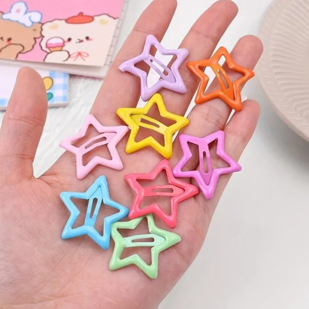 Kids Girls' Hair Accessories Star Cream 42 pieces