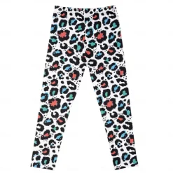 Kids Girls' Leggings Animal Active Outdoor Cotton 3-7 Years Summer Red monkey Purple crown White crown