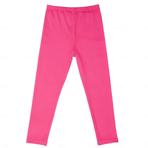 Kids Girls' Leggings Animal Active Outdoor Cotton 3-7 Years Summer Red monkey Purple crown White crown