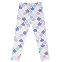 Kids Girls' Leggings Animal Active Outdoor Cotton 3-7 Years Summer Red monkey Purple crown White crown