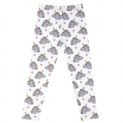 Kids Girls' Leggings Animal Active Outdoor Cotton 3-7 Years Summer Red monkey Purple crown White crown