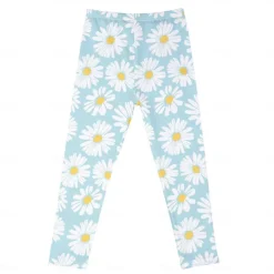 Kids Girls' Leggings Animal Active Outdoor Cotton 3-7 Years Summer Red monkey Purple crown White crown