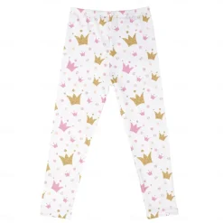 Kids Girls' Leggings Animal Active Outdoor Cotton 3-7 Years Summer Red monkey Purple crown White crown