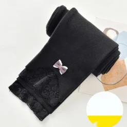 Kids Girls' Leggings Solid Color Active Outdoor Cotton 7-13 Years Fall Pink purple Black White