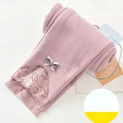 Kids Girls' Leggings Solid Color Active Outdoor Cotton 7-13 Years Fall Pink purple Black White