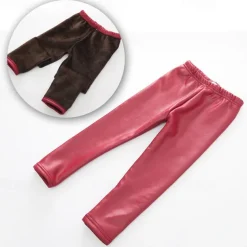 Kids Girls' Leggings Solid Color Active Outdoor 7-13 Years Fall Black Red Navy Blue