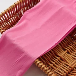 Kids Girls' Leggings Solid Color Sports Outdoor Cotton 7-13 Years Summer Light Blue Black White