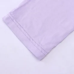 Kids Girls' Leggings Solid Color Sports Outdoor Cotton 7-13 Years Summer Light Blue Black White