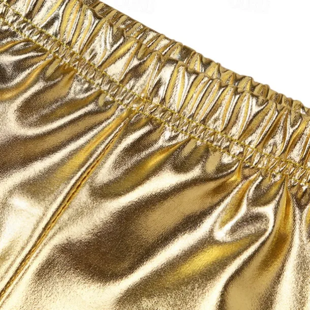 Kids Girls' Leggings Solid Color Fashion Outdoor 3-7 Years Fall Black Golden Rose