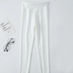 Kids Girls' Leggings Solid Color Active Training 7-13 Years Spring Black White Pink