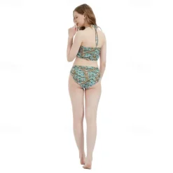 Kids Girls' Mermaid Swimwear Swimsuit Holiday Beach Scales Vacation Tropical Bathing Suits 4 years+ Summer Light Pink Light Green