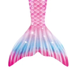 Kids Girls' One Piece Mermaid Swimwear Swimwear Beach Children's Day Geometric Bathing Suits 4-12 Years Summer Blue Fuchsia