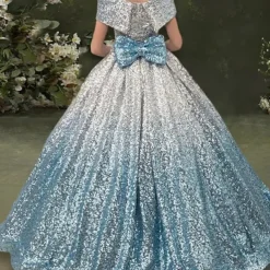 Kids Girls' Party Dress Solid Color Sleeveless Performance Mesh Princess Sweet Mesh Mid-Calf Sheath Dress Tulle Dress Summer Spring Fall 2-12 Years Blue Sky Blue