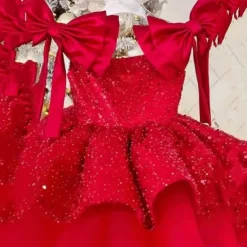 Kids Girls' Party Dress Solid Color Sleeveless Performance Mesh Princess Sweet Mesh Mid-Calf Sheath Dress Tulle Dress Summer Spring Fall kids White Champagne Pink