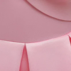 Kids Girls' Party Dress Solid Color Sleeveless Performance Birthday Tie Knot Beautiful Sweet Cotton Maxi Party Dress Swing Dress A Line Dress Summer 4 years+ White Champagne Pink