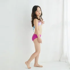 Kids Girls' Swimsuit Bikini Outdoor Party Mermaid Vacation Fashion Bathing Suits 4 years+ Summer Yellow Pink