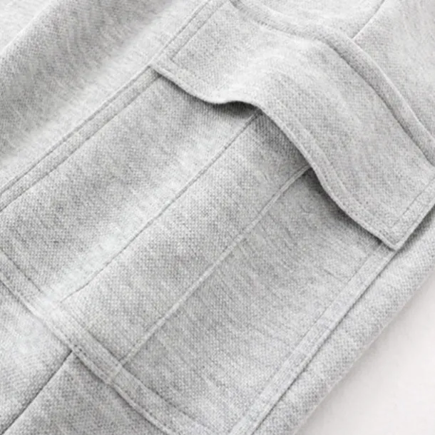 Kids Girls' Trousers Solid Color Streetwear Pocket School 4 years+ Spring Black White Pink