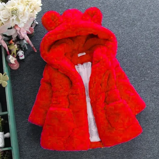 Kids Girls' Winter Coat Solid Color Active School Coat Outerwear 2-8 Years Fall Black White Pink