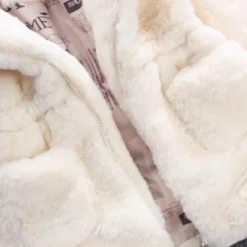 Kids Girls' Winter Coat Solid Color Active School Coat Outerwear 2-8 Years Fall Black White Pink