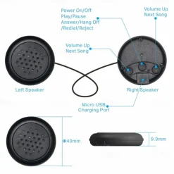 Kids Headphones Headband Wireless Over The Ear Headband Headphones Headband Earphones for Children Baby & Toddlers with Thin Speakers & Super Soft Fleece Headband