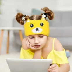 Kids Headphones Headband Wireless Over The Ear Headband Headphones Headband Earphones for Children Baby & Toddlers with Thin Speakers & Super Soft Fleece Headband