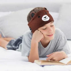 Kids Headphones Headband Wireless Over The Ear Headband Headphones Headband Earphones for Children Baby & Toddlers with Thin Speakers & Super Soft Fleece Headband