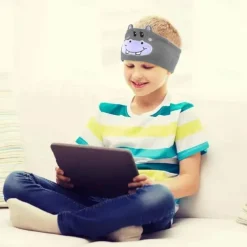 Kids Headphones Headband Wireless Over The Ear Headband Headphones Headband Earphones for Children Baby & Toddlers with Thin Speakers & Super Soft Fleece Headband