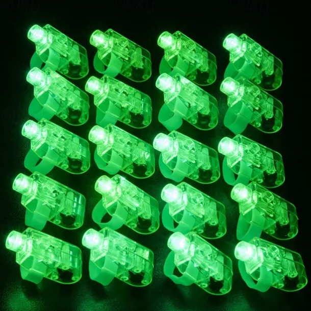 Kids LED Finger Lights Birthday Party Supplies Assorted Rave Laser Toys 6 Colors 30/50/60 Pieces