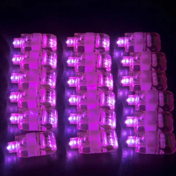 Kids LED Finger Lights Birthday Party Supplies Assorted Rave Laser Toys 6 Colors 30/50/60 Pieces