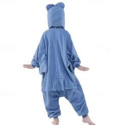 Kid's Patchwork Onesie Costume Carnival Costume Owl Onesie Pajamas Kigurumi Pajamas Pajamas Funny Costume For Boys and Girls Christmas Carnival Children's Day Cartoon