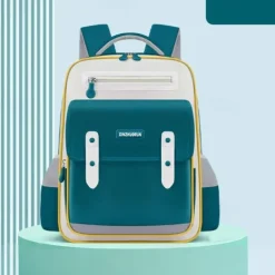 Kids School Backpack for Girls and Boys – Lightweight Waterproof Elementary Bookbag with Reflective Strips and Multiple Pockets, Back to School Bag