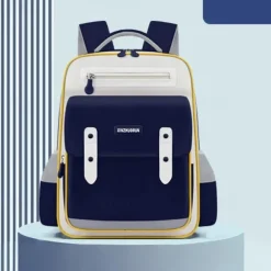 Kids School Backpack for Girls and Boys – Lightweight Waterproof Elementary Bookbag with Reflective Strips and Multiple Pockets, Back to School Bag