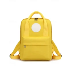 Kids School Backpack with Customizable Badge Patch – Lightweight Durable Elementary Bookbag for Girls and Boys with Adjustable Straps and Large Front Pocket