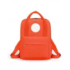 Kids School Backpack with Customizable Badge Patch – Lightweight Durable Elementary Bookbag for Girls and Boys with Adjustable Straps and Large Front Pocket