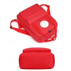 Kids School Backpack with Customizable Badge Patch – Lightweight Durable Elementary Bookbag for Girls and Boys with Adjustable Straps and Large Front Pocket