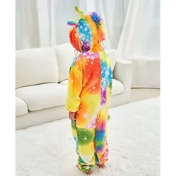 Kid's Stars Onesie Costume Carnival Costume Flying Horse Onesie Pajamas Kigurumi Pajamas For Boys and Girls Christmas Carnival Children's Day Cartoon