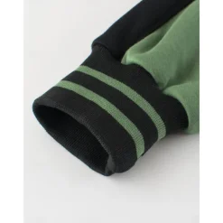 Kids Unisex Baseball Jackets Outerwear Star Long Sleeve Patchwork Coat School Cotton Fashion Cool Black Fall Winter 7-13 Years