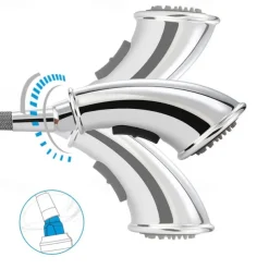 Kitchen Faucet Head Replacement Black Chrome, Pull Out Faucet Sprayer Head Nozzle Attachment Fittings Accessories, Aeration Spray Splash-proof Spout