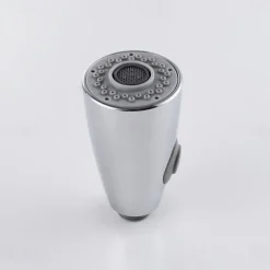 Kitchen Faucet Head Replacement Chrome, Pull Out Faucet Sprayer Head Nozzle Attachment Fittings Accessories, Aeration Spray Splash-proof Spout