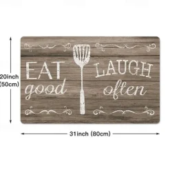 Kitchen Rugs Anti Fatigue Mats for Kitchen Floor Cushioned Kitchen Rugs and Mats Non Skid Waterproof Kitchen Runner Comfort Standing Mat